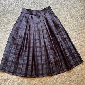 Eva Mendes A line pleated top skirt